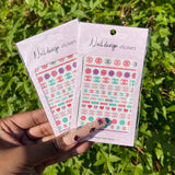 Double CC Pink/Purple/Blue Stickers