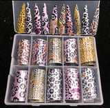 Nail Foil - Pink Leopard